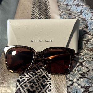 Michael Kors Leopard Print Prescription Sunglasses